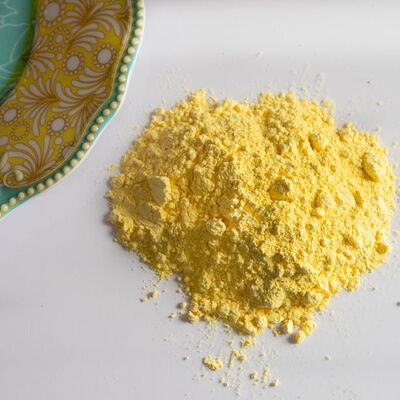 SHUANGYAN Sarı Ureya Formaldehit Bileşik Tozu 100% Melamin Tablolara uygulanır 20KGS/Kraft Kağıt Torbası