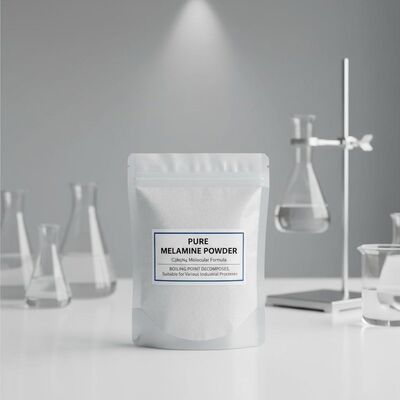 Kaynama Noktası Bozulur Saf Melamin Tozu C3H6N6 Moleküler Formül Çeşitli Endüstriyel Süreçler İçin Uygun Kimyasal Bileşik