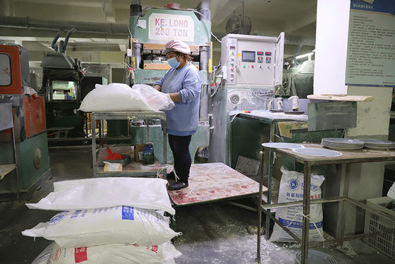 Melamin Kalıp Tozu Formaldehit Bileşik Toksik Olmayan Yapma Sofra Takımı