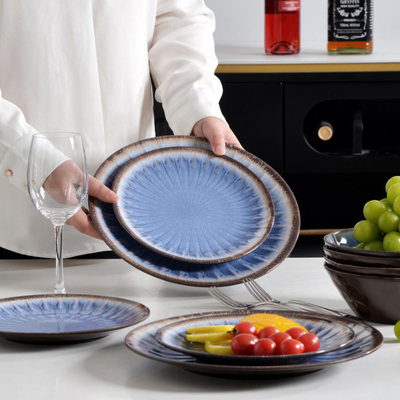 Sıcaklığa Direnme Melamin Masa Cihazları Mikrodalga Dışarıya