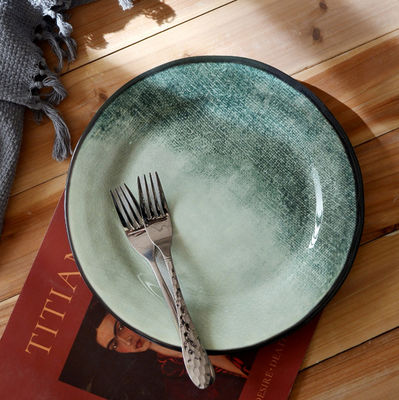 gufaith 6 kişilik Melamine Tabakları, Bulaşıklar Set, Melamine Yemek Tabakları Set 6 Pcs, Dışarıdaki Yemek Tabakları, Melamine Bulaşıklar, Tabak