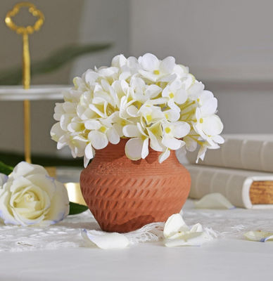 Mikrodalga güvenliği yok Rustik Keramik Vazo Kurşunsuz