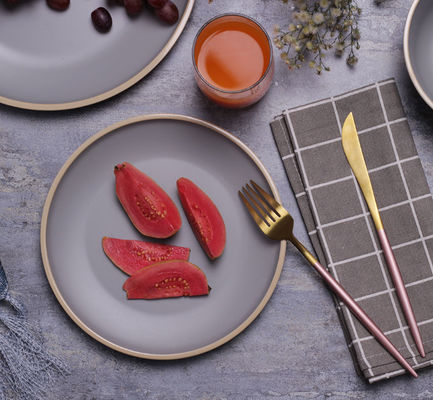 Sıcaklığa dayanıklı melamin yemek tabak seti Gufaith 12 adet