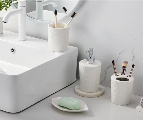 Kurşunsuz Keramik Diş fırçası tutucular Banyo Aksesuarları 4 adet