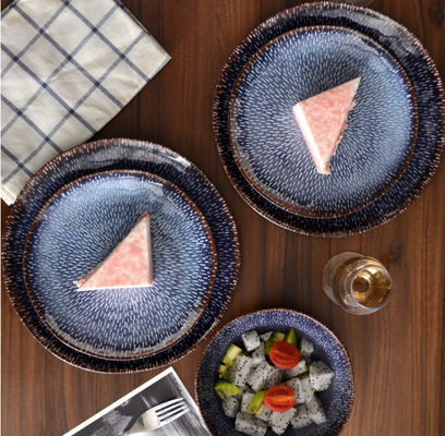 Yuvarlak Melamin Sofra Seti BPA İçermeyen Talaşa Dayanıklı Dayanıklı