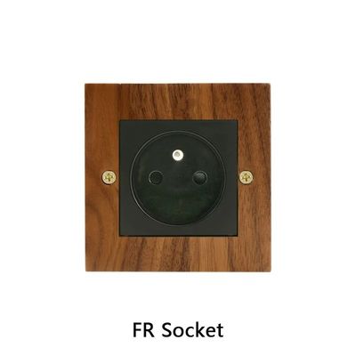 Konforlu Wifi Modülü Katı ahşap ışık anahtarı paneli 10A 16A 110v-250v 86*86mm