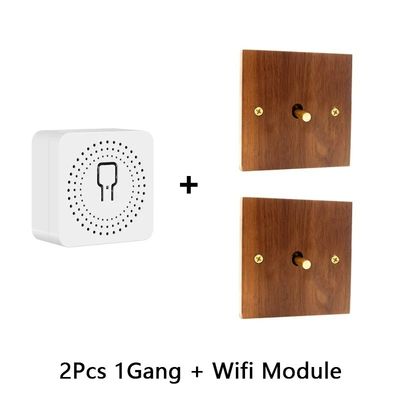 110 Volt Light Switch Panel 86x86mm WiFi IEEE 802.11b/G/N