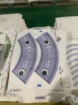 100% kalın özelleştirilmiş reçine melamine dekor kağıdı Melamine yemek takımları için