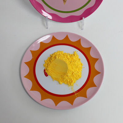 GUFAITH Yellow Melamine Raw Material High-temperature resistant 25KGS/Woven Platic Sack