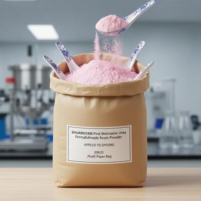 SHUANGYAN Çiçeklere uygulanan pembe melamin ureya formaldehit reçine tozu 20KGS/Kraft kağıt torbası